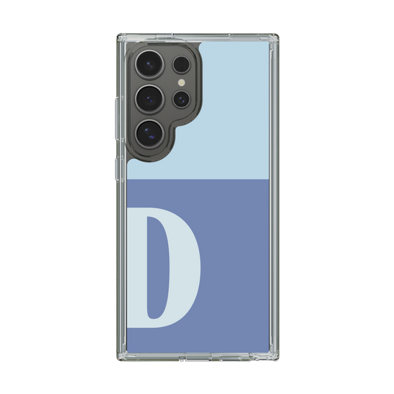 Slim Protection Case［ Original - initial two tone - D blue ］