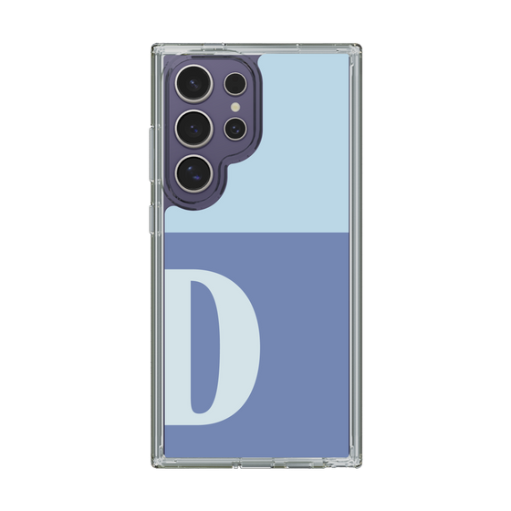 Slim Protection Case［ Original - initial two tone - D blue ］