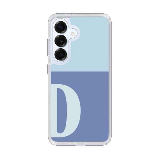 Slim Protection Case［ Original - initial two tone - D blue ］