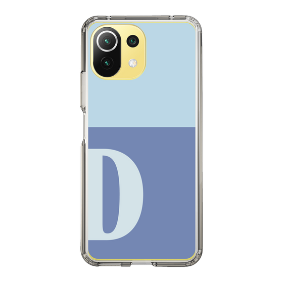 Slim Protection Case［ Original - initial two tone - D blue ］