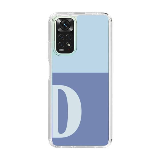 Slim Protection Case［ Original - initial two tone - D blue ］