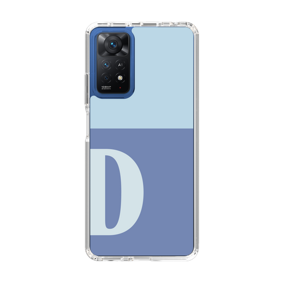 Slim Protection Case［ Original - initial two tone - D blue ］