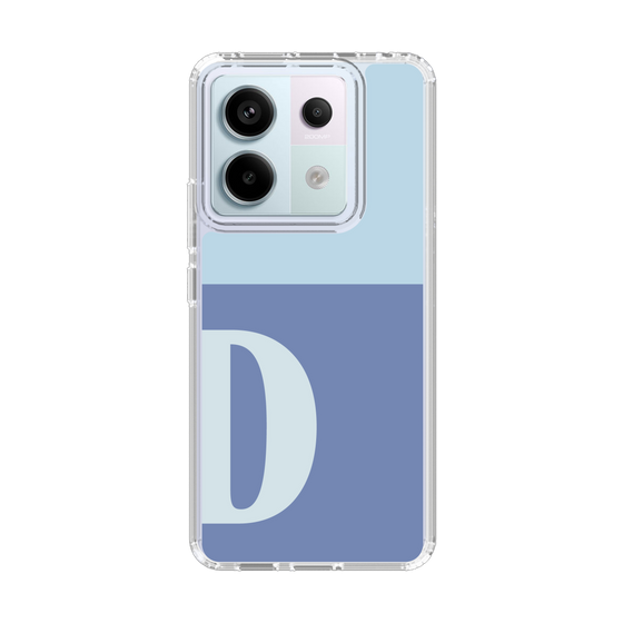 Slim Protection Case［ Original - initial two tone - D blue ］