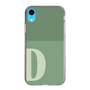Slim Protection Case［ Original - initial two tone - D green ］