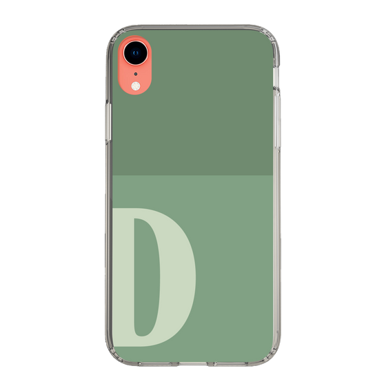 Slim Protection Case［ Original - initial two tone - D green ］