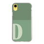 Slim Protection Case［ Original - initial two tone - D green ］