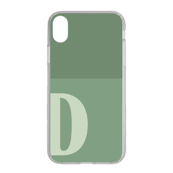 Slim Protection Case［ Original - initial two tone - D green ］