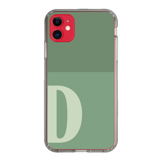 Slim Protection Case［ Original - initial two tone - D green ］