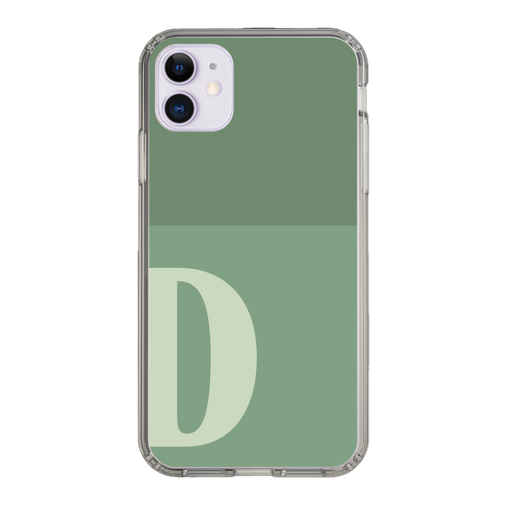 Slim Protection Case［ Original - initial two tone - D green ］