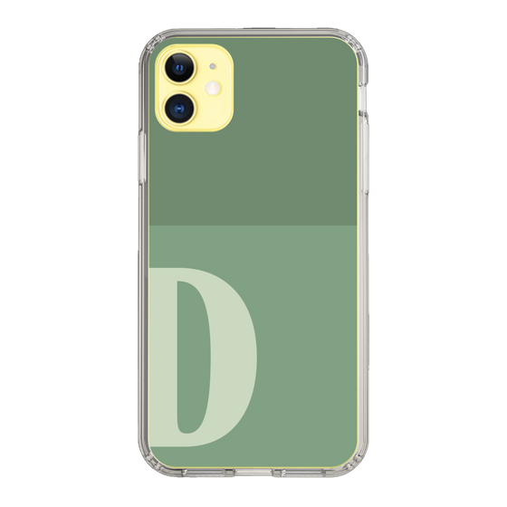 Slim Protection Case［ Original - initial two tone - D green ］