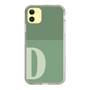 Slim Protection Case［ Original - initial two tone - D green ］