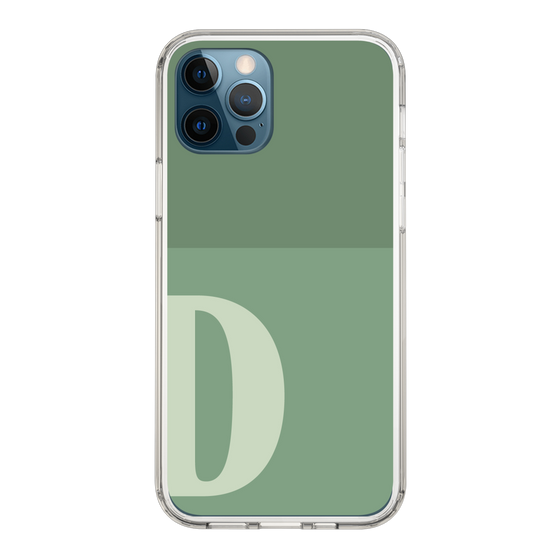 Slim Protection Case［ Original - initial two tone - D green ］