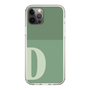 Slim Protection Case［ Original - initial two tone - D green ］