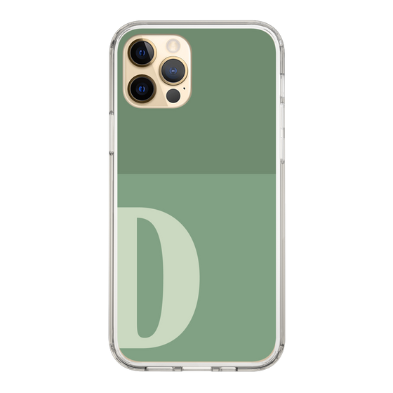 Slim Protection Case［ Original - initial two tone - D green ］