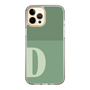 Slim Protection Case［ Original - initial two tone - D green ］