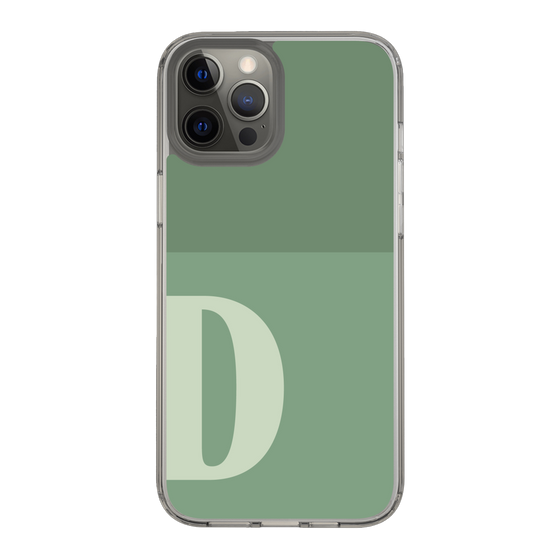 Slim Protection Case［ Original - initial two tone - D green ］