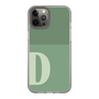 Slim Protection Case［ Original - initial two tone - D green ］