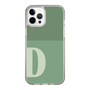 Slim Protection Case［ Original - initial two tone - D green ］
