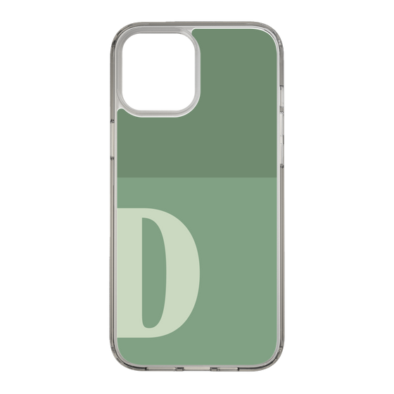 Slim Protection Case［ Original - initial two tone - D green ］