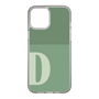 Slim Protection Case［ Original - initial two tone - D green ］