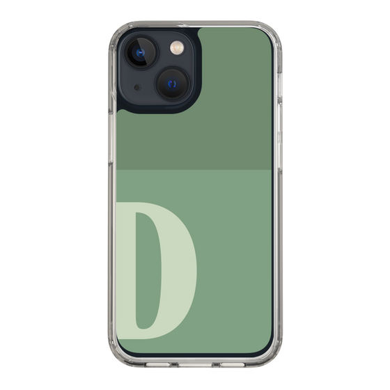 Slim Protection Case［ Original - initial two tone - D green ］