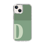 Slim Protection Case［ Original - initial two tone - D green ］