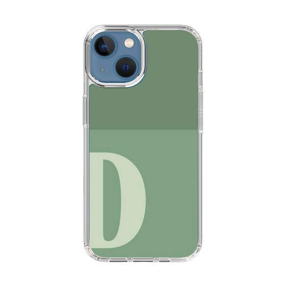 Slim Protection Case［ Original - initial two tone - D green ］