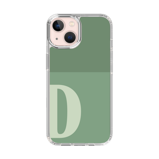 Slim Protection Case［ Original - initial two tone - D green ］