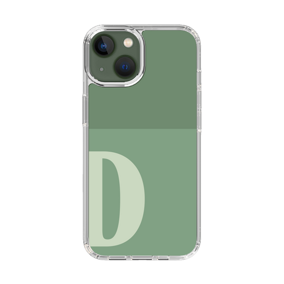 Slim Protection Case［ Original - initial two tone - D green ］