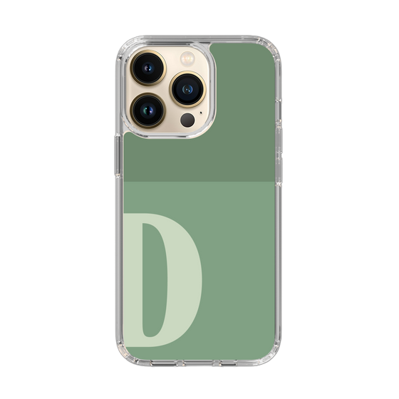 Slim Protection Case［ Original - initial two tone - D green ］
