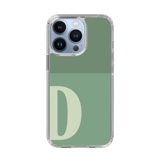Slim Protection Case［ Original - initial two tone - D green ］