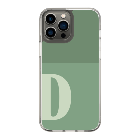 Slim Protection Case［ Original - initial two tone - D green ］
