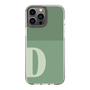 Slim Protection Case［ Original - initial two tone - D green ］
