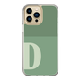 Slim Protection Case［ Original - initial two tone - D green ］