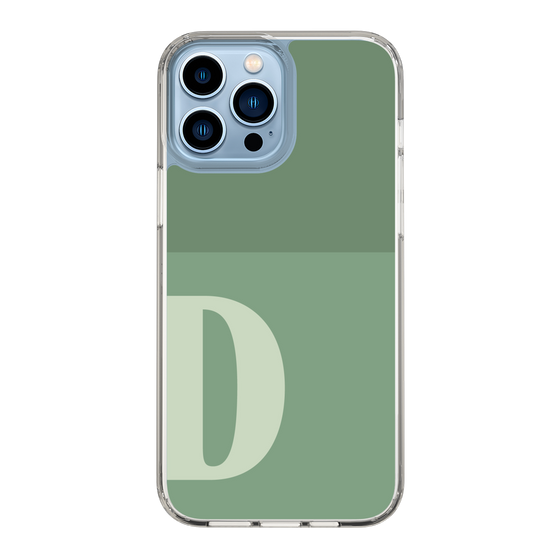 Slim Protection Case［ Original - initial two tone - D green ］