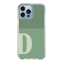Slim Protection Case［ Original - initial two tone - D green ］