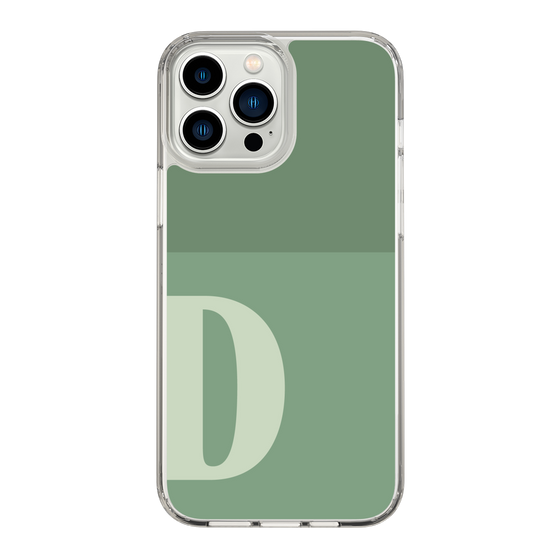 Slim Protection Case［ Original - initial two tone - D green ］