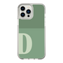 Slim Protection Case［ Original - initial two tone - D green ］