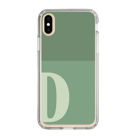 Slim Protection Case［ Original - initial two tone - D green ］