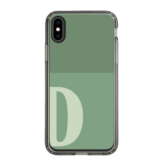 Slim Protection Case［ Original - initial two tone - D green ］