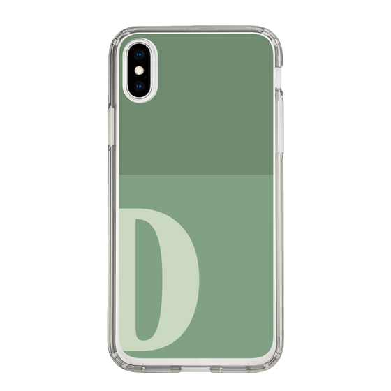 Slim Protection Case［ Original - initial two tone - D green ］