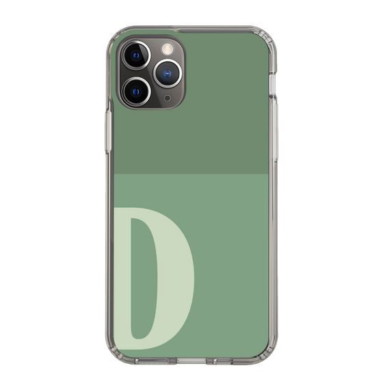 Slim Protection Case［ Original - initial two tone - D green ］