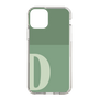 Slim Protection Case［ Original - initial two tone - D green ］