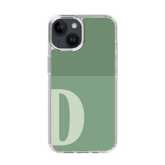 Slim Protection Case［ Original - initial two tone - D green ］