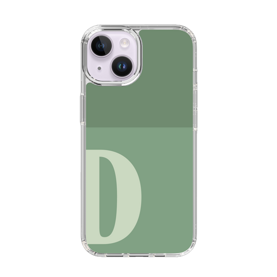 Slim Protection Case［ Original - initial two tone - D green ］