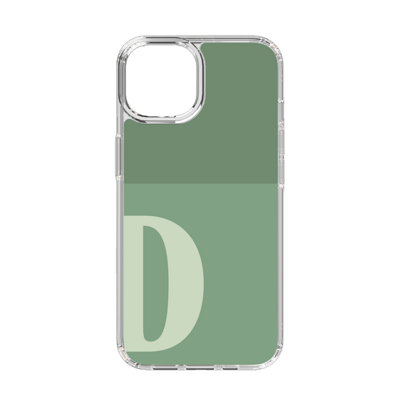 Slim Protection Case［ Original - initial two tone - D green ］