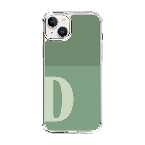 Slim Protection Case［ Original - initial two tone - D green ］