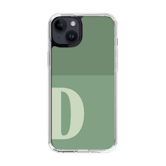 Slim Protection Case［ Original - initial two tone - D green ］
