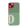 Slim Protection Case［ Original - initial two tone - D green ］