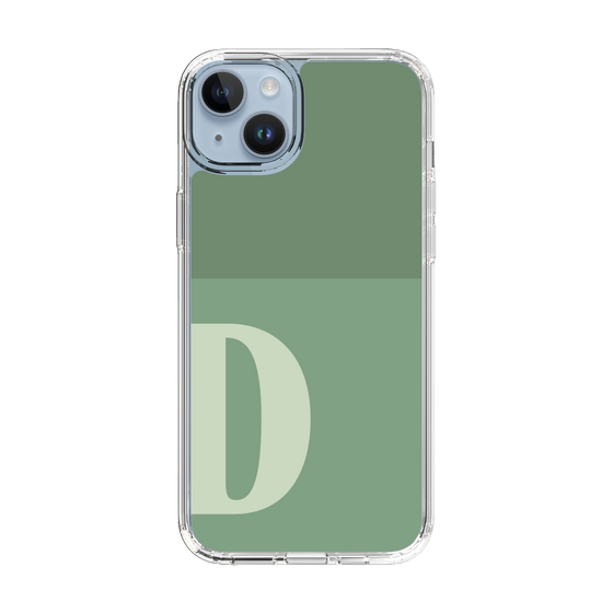 Slim Protection Case［ Original - initial two tone - D green ］